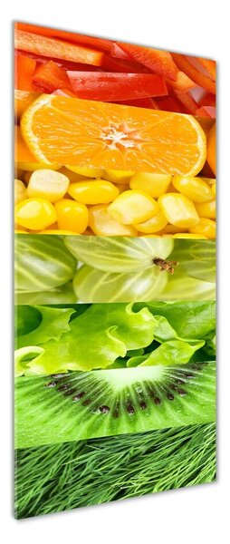 Fotografie imprimată pe sticlă Fructe si legume