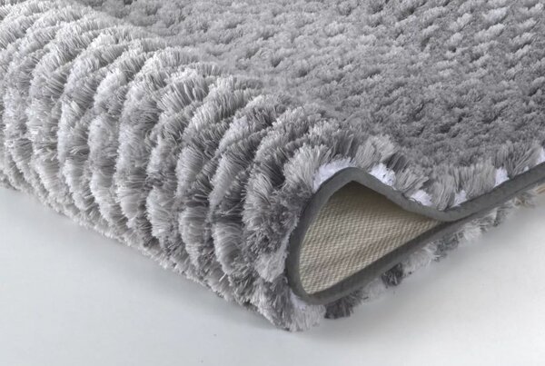 Kleine Wolke Cory covor de baie 100x60 cm dreptunghiular gri 9121901360