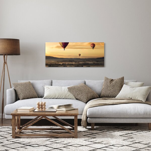Tablou cu baloane zburând (120x50 cm)