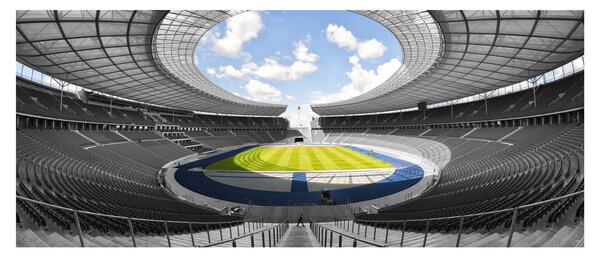 Tablou - stadionul de fodbal (120x50 cm)