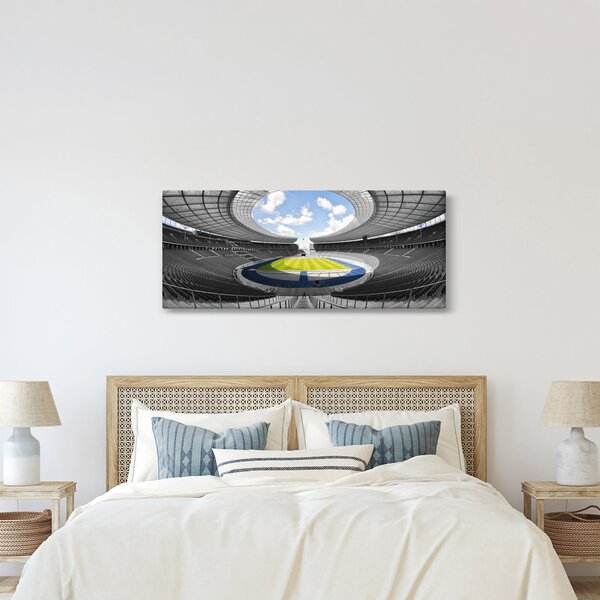 Tablou - stadionul de fodbal (120x50 cm)