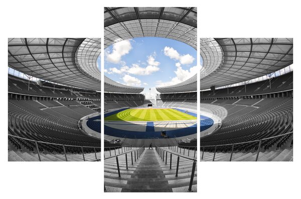 Tablou - stadionul de fodbal (90x60 cm)
