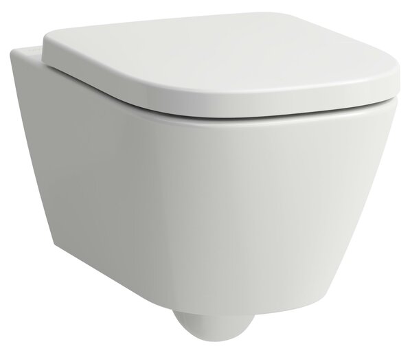 Laufen Meda vas wc agăţat fără margine cu spălare turbionară alb lucios H8201100000001