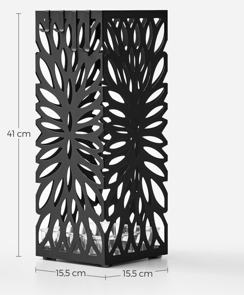 Suport umbrele Songmics Negru 15.5x15.5x41 cm