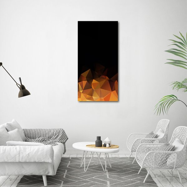 Tablou canvas triunghiuri abstractizare
