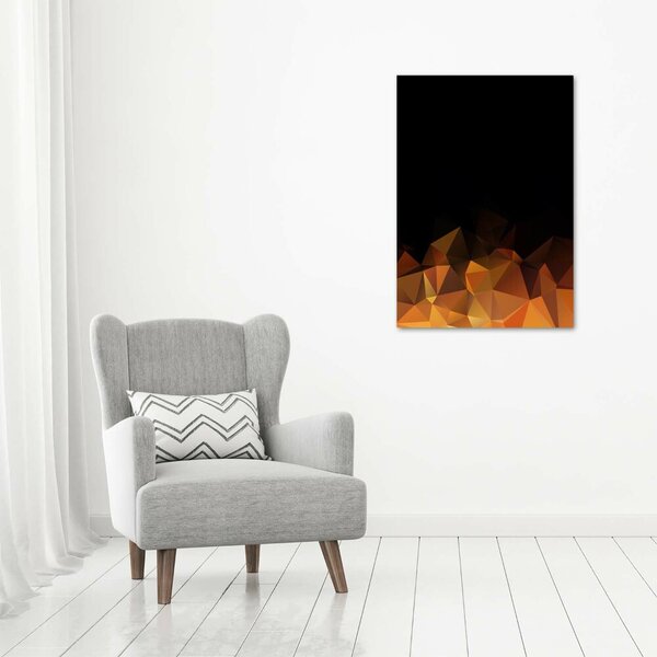 Tablou canvas triunghiuri abstractizare