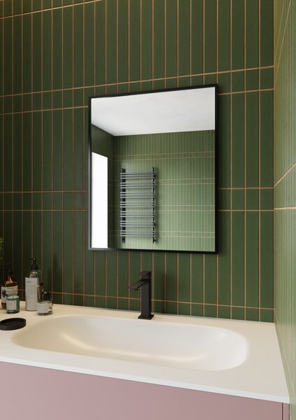 Dubiel Vitrum One oglindă 60x80 cm dreptunghiular negru 5905241013060