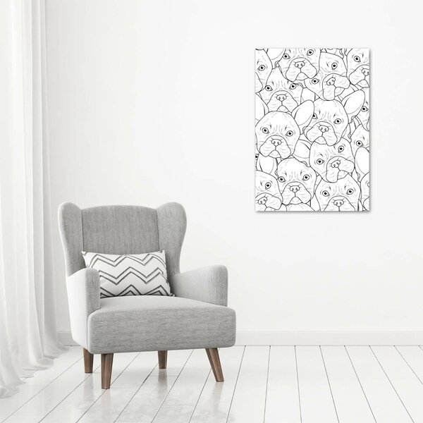 Imprimare tablou canvas Bulldogs franceză