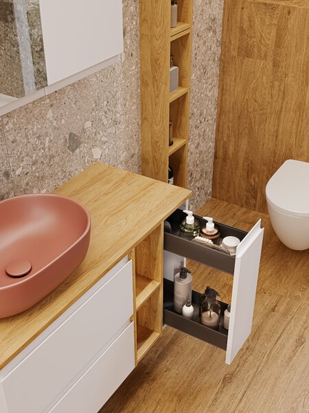 Cersanit Moduo lavoar 50x35.5 cm ovale de blat mat K116-131