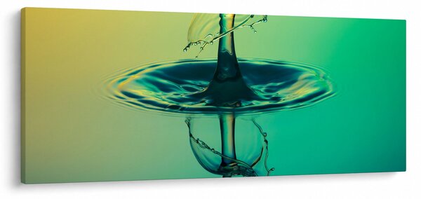 Tablou - picătura de apă (120x50 cm)