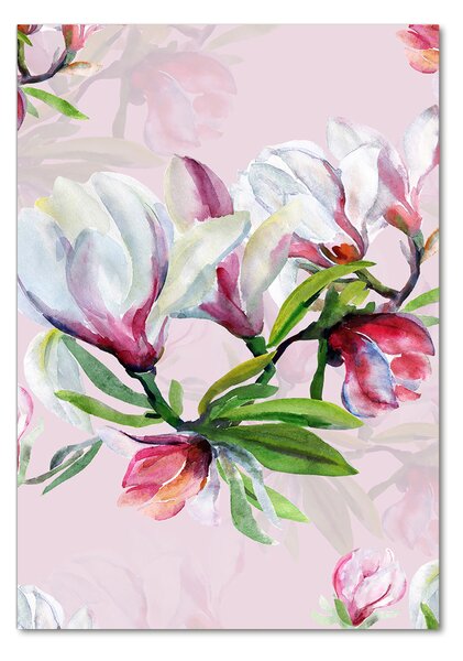 Tablou pe pe sticlă Magnolie
