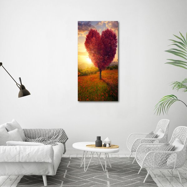 Tablou canvas copac inima