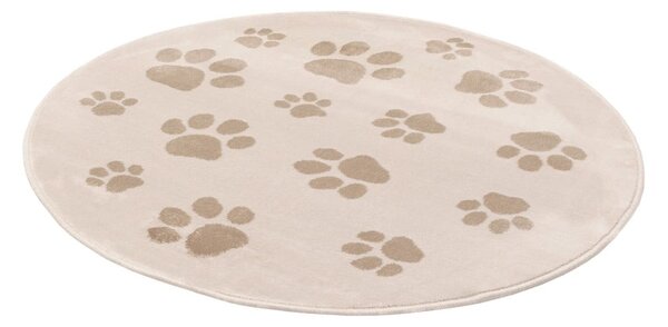 Covor pentru copii bej ø100 cm Paws Light Beige – FD