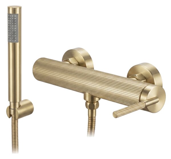 Rea Argon, baterie de dus fara accesorii, auriu mat, REA-B7806
