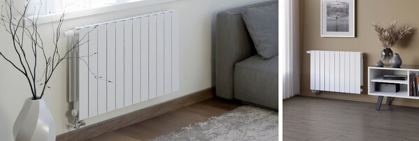 KFA Armatura ADR calorifer de cameră 57x96.6 cm podłączenie inferior alb 763-123-44