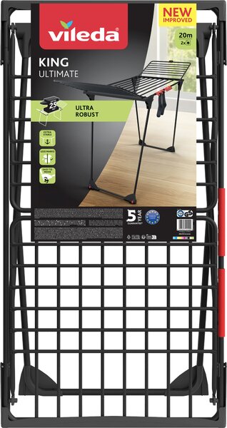 Vileda King ​Ultimate​ uscător de rufe stativă 174096