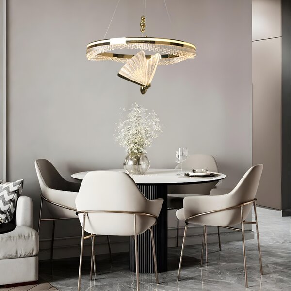 Light Prestige Marissa lampă suspendată 2x33 W auriu LP-2515/1P Cristal GD
