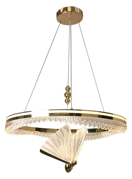 Light Prestige Marissa lampă suspendată 2x33 W auriu LP-2515/1P Cristal GD