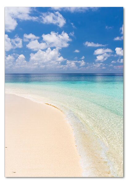 Tablou sticlă plaja Maldive