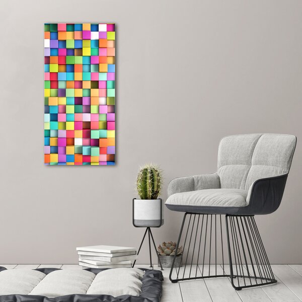 Tablou pe pânză pătrate abstracte