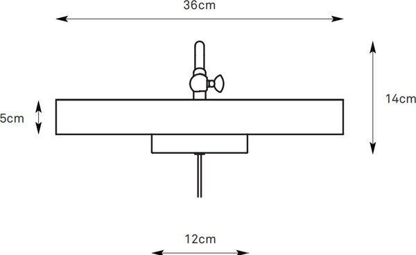 Markslöjd Ciglia lampă de perete 2x40 W alamă 108982
