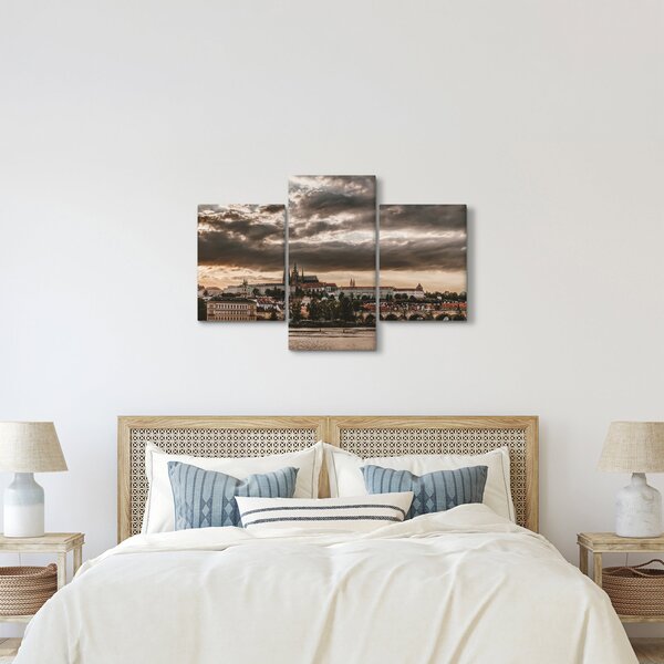 Tablou Castelului Praga în amurg (90x60 cm)