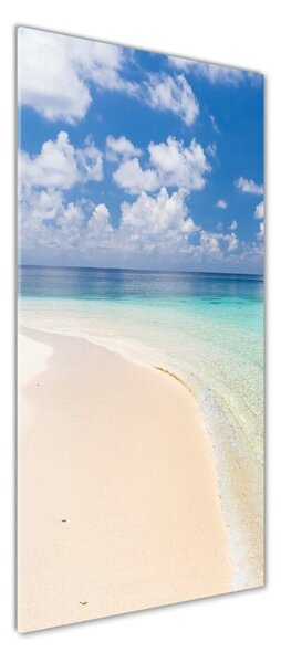 Tablou sticlă plaja Maldive