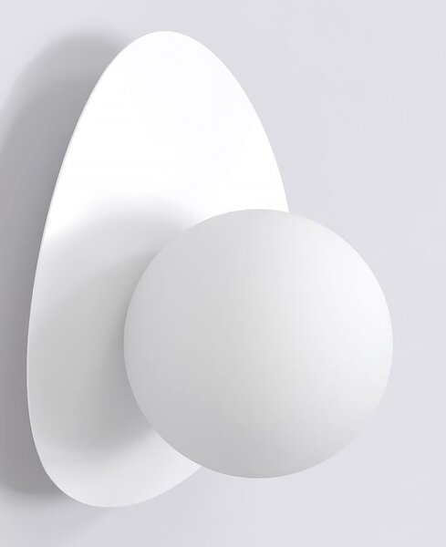 Emibig Ovo lampă de perete 1x8 W alb 1528/K1