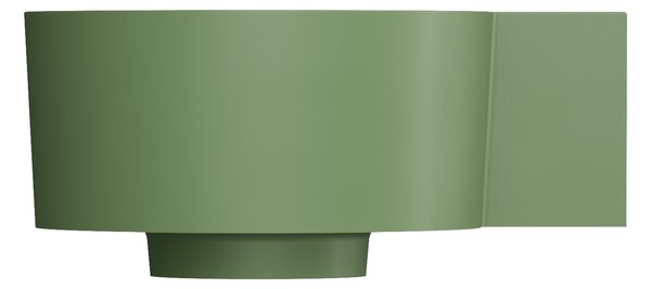 Omnires Ovo M+ lavoar 33x34 cm de colț clasică-de blat verde mat OVO335UWPOL