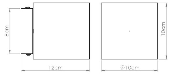 Sollux Lighting Orbis lampă de perete 1x8 W bej SL.1840