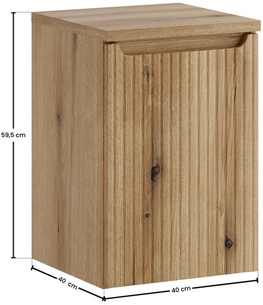 Set dulap Comad Nova Coast Evoke NOVA COAST EVOKE 81-40-39-1DK, blat Comad Nova Oak NOVA OAK A 89-40