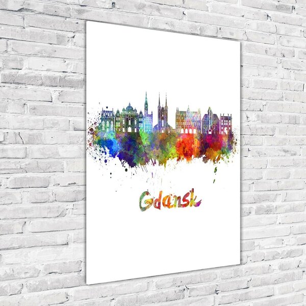 Tablou pe pe sticlă culoare Gdańsk
