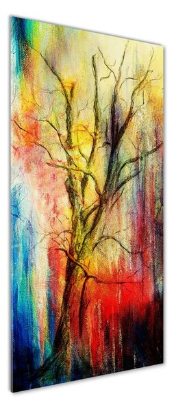 Fotografie imprimată pe sticlă copac abstract