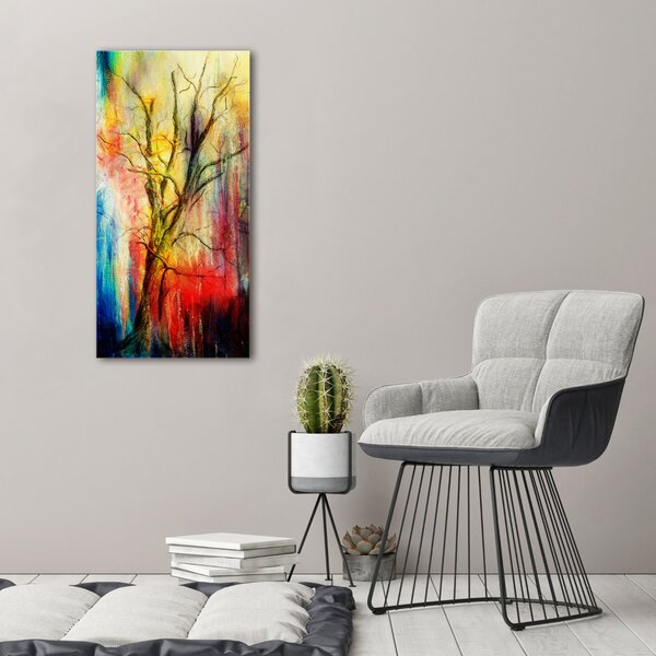 Print pe canvas copac abstract
