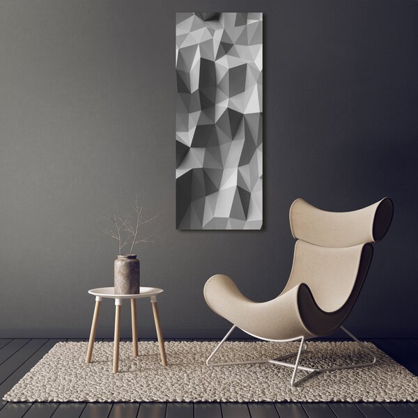 Tablou pe pânză canvas triunghiuri abstractizare