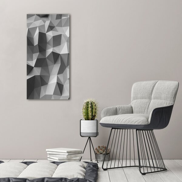 Tablou pe pânză canvas triunghiuri abstractizare