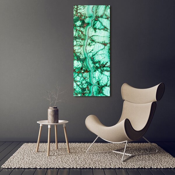 Imprimare tablou canvas textura malachit