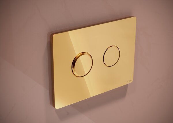 Cersanit Accento Circle buton de spălare pentru WC auriu K97-461