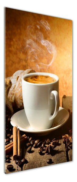 Tablou pe pe sticlă ceașcă de cafea