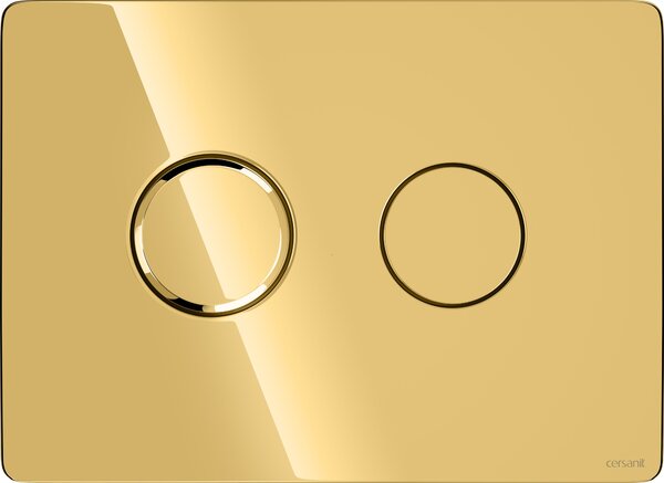 Cersanit Accento Circle buton de spălare pentru WC auriu K97-461