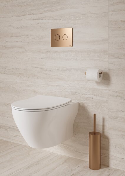 Cersanit Accento Circle buton de spălare pentru WC cupru K3040-001