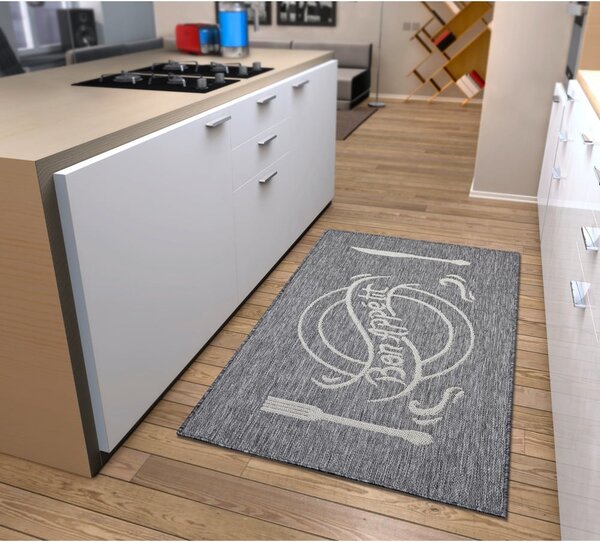 Covor grej 92x150 cm Cucina – Hanse Home