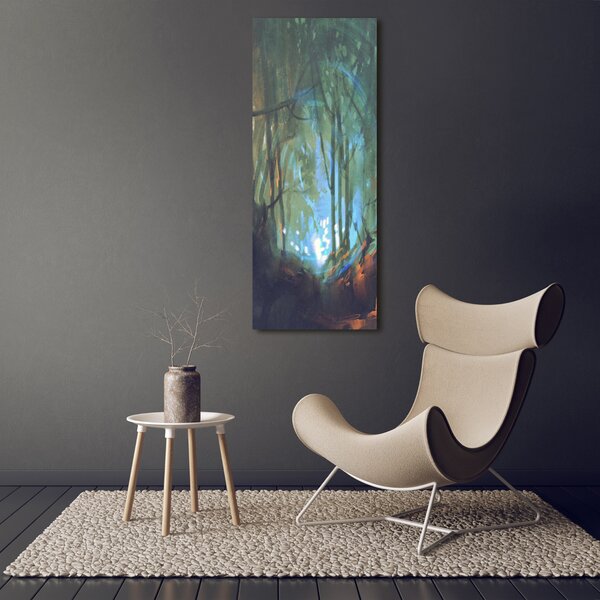 Tablou pe pânză canvas pădure mistic