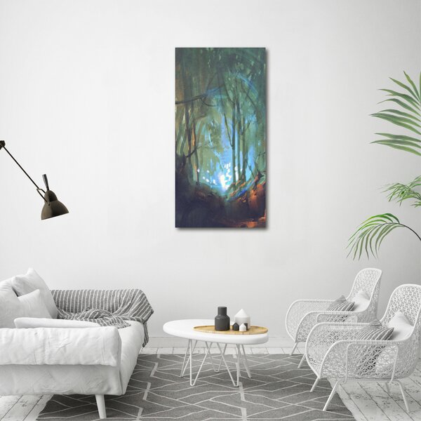 Tablou pe pânză canvas pădure mistic