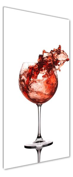 Tablou sticlă Un pahar de vin