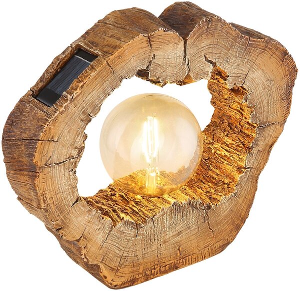 Globo Lighting Solar lampă solară de podea 1x0.06 W lemn 36516