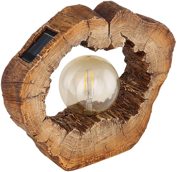 Globo Lighting Solar lampă solară de podea 1x0.06 W lemn 36516
