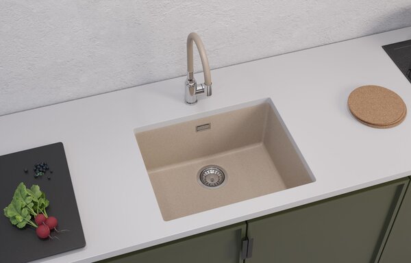 Alveus Flexa baterie bucătărie pe picior negru 1147056