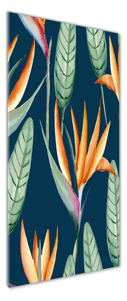 Tablou Printat Pe Sticlă Strelitzia reginae