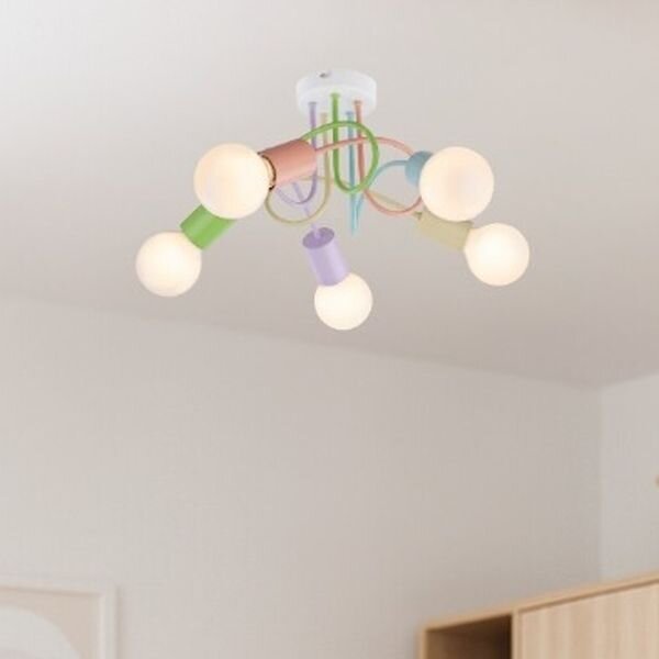 Rabalux Linett lampă de tavan 5x40 W multicolor 6340